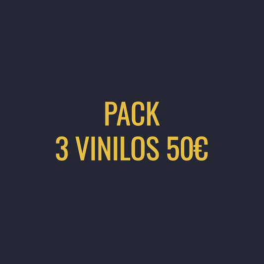 PACK 3 VINILOS 50€